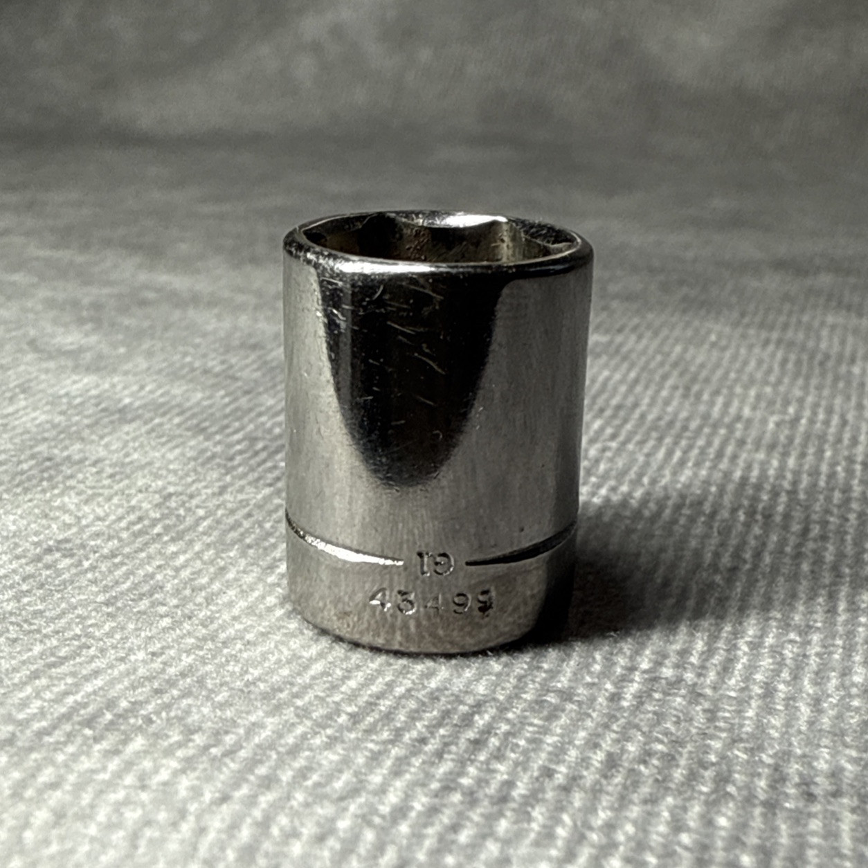 Craftsman 1/2” Shallow Socket 1/4 Drive 6-Point G1 Chrome USA 43499