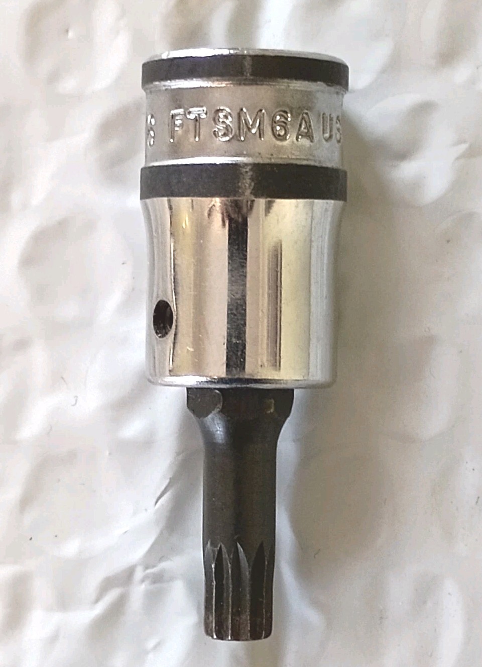 SNAP ON FTSM6A, 3/8″ SOCKET DRIVEN, 6MM. TORX BIT *BLACK RING SERIES*