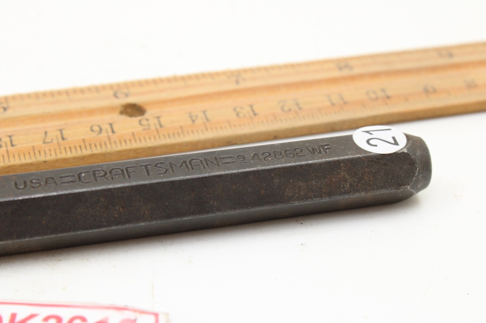Craftsman 42862 1/2″ Center Punch Black Oxide Hex Shaft 6″ Long USA