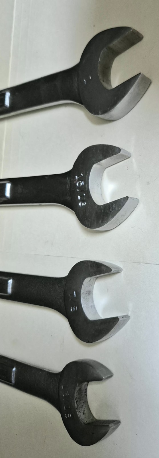 4 Piece Craftsman USA Combination Wrench Set 12 Pt. VA 13/16, 7/8, 15/16 & 1″
