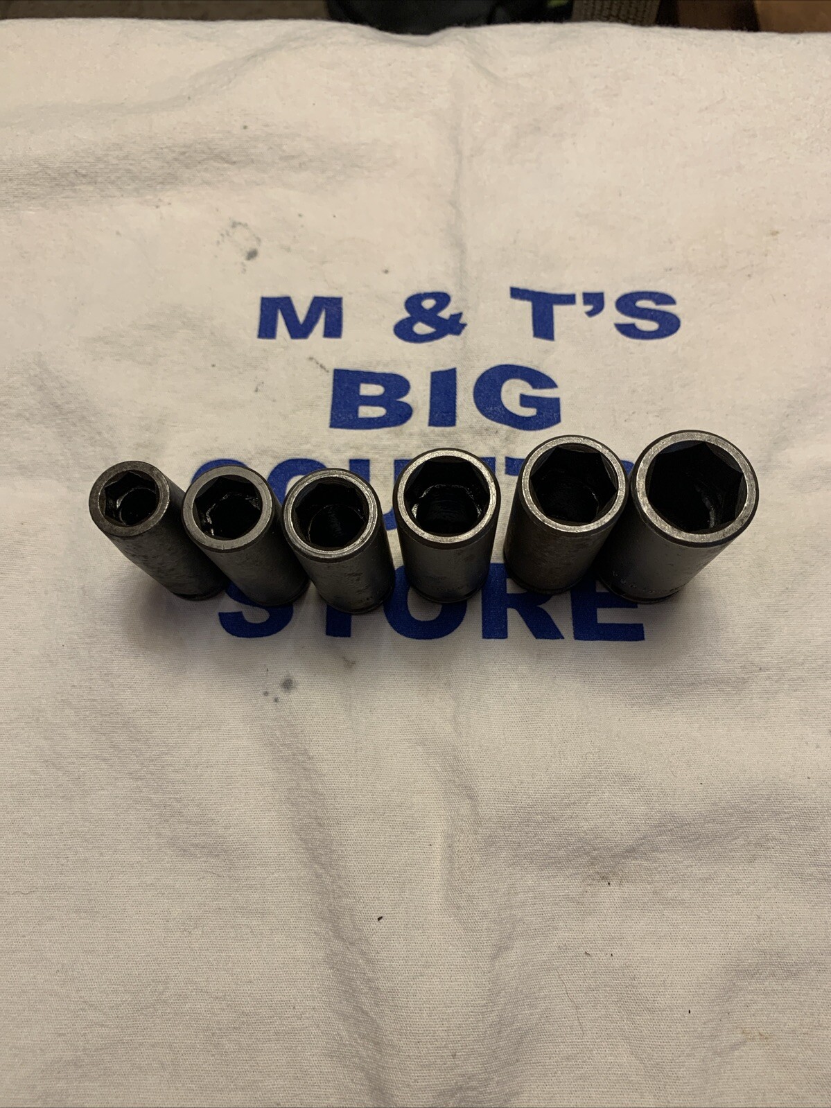 APEX Tools USA 3/8″ Drive 6pt 6pc 10-17mm Metric Impact Sockets