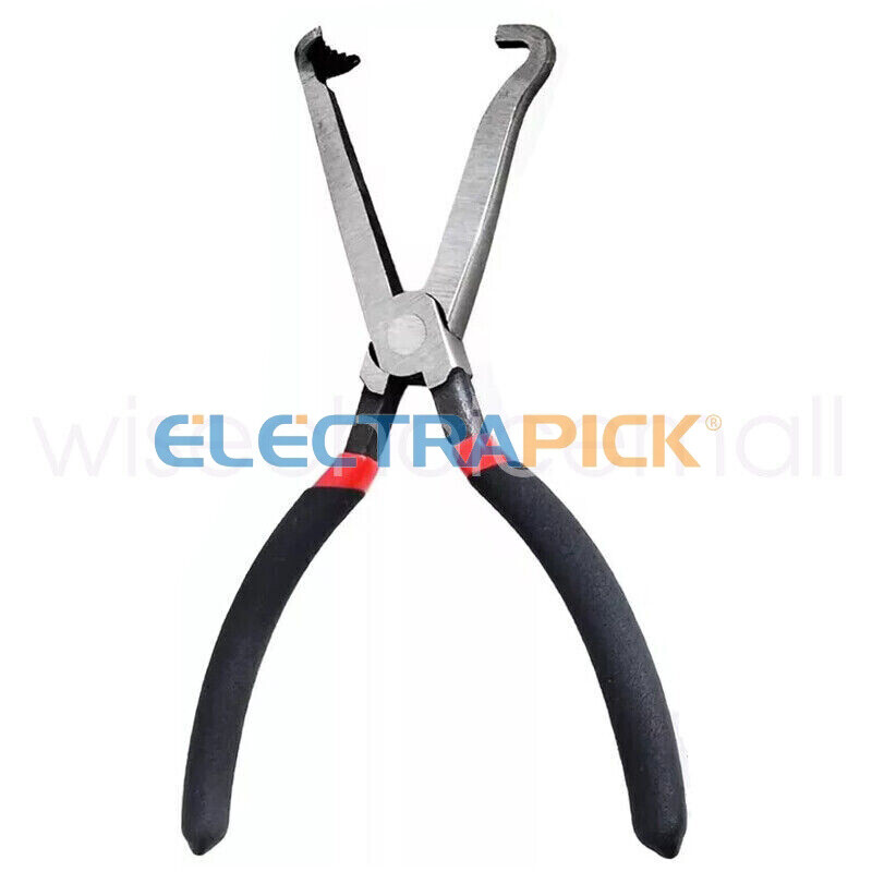 8Inch Electrical Disconnect Pliers Fuel Line Clip Spark Plug Removal Repair Tool