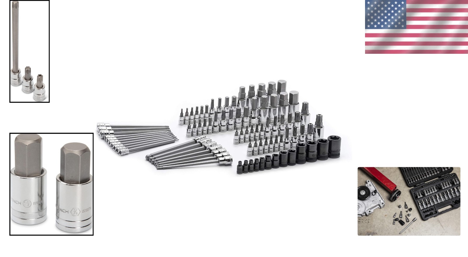 GearWrench 84 Pc. Hex & Torx Bit Socket Set