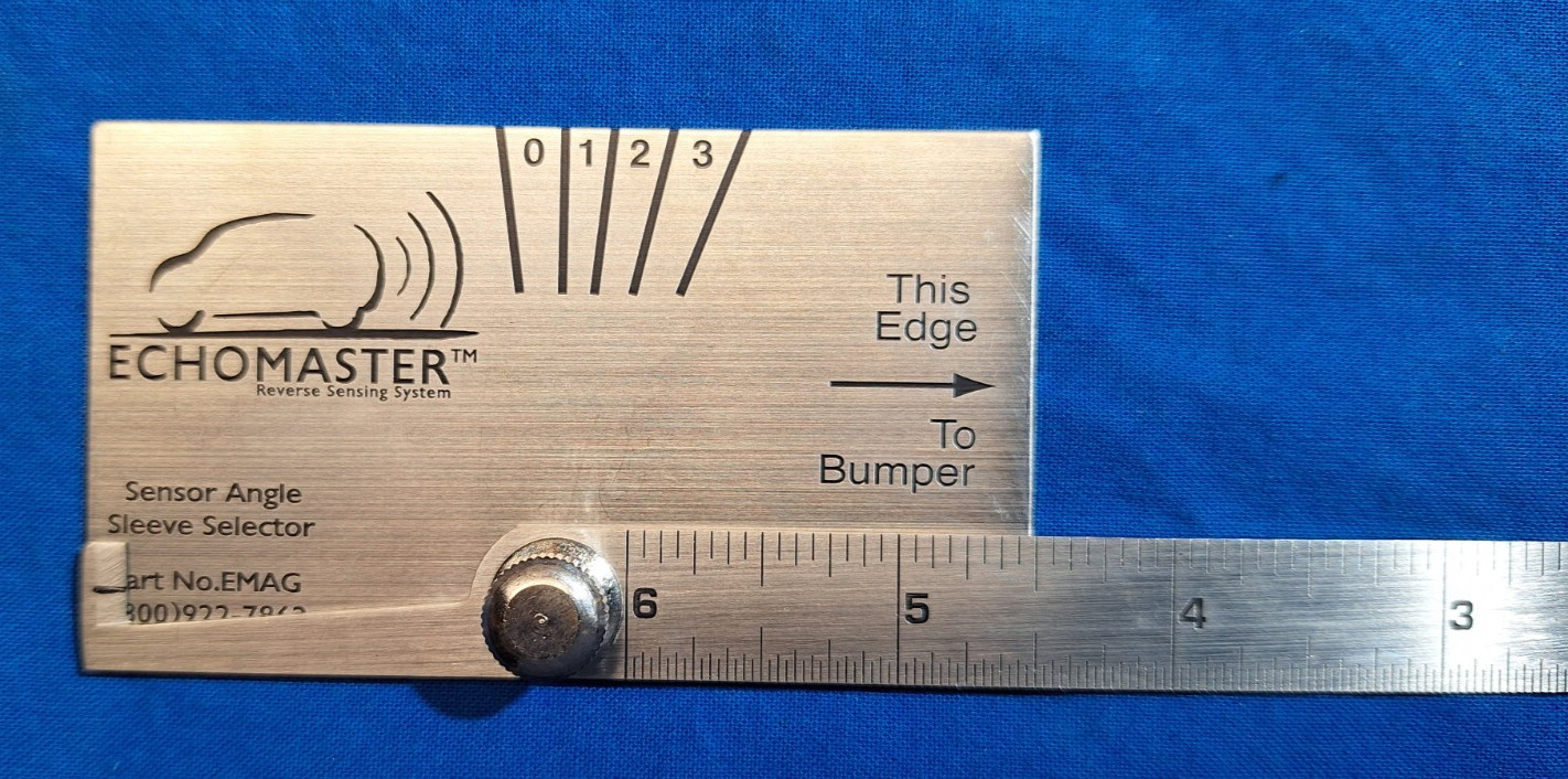Echomaster EMAG Raer Camera sensor angle sleeve selector gauge