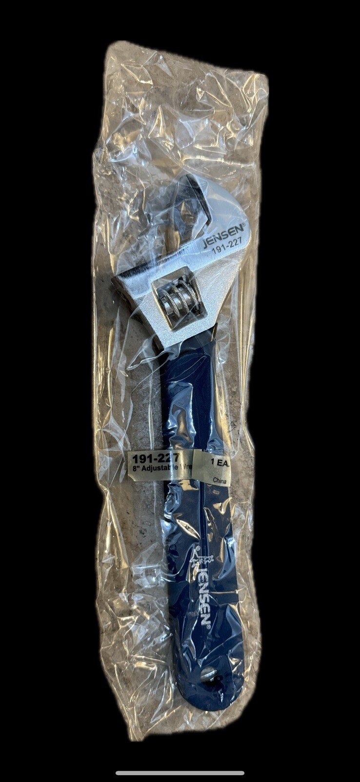 Case Of 50-Jensen 191-227 – Adjustable Wrench, 8″, 1-3/16″ Jaw Opening NEW****