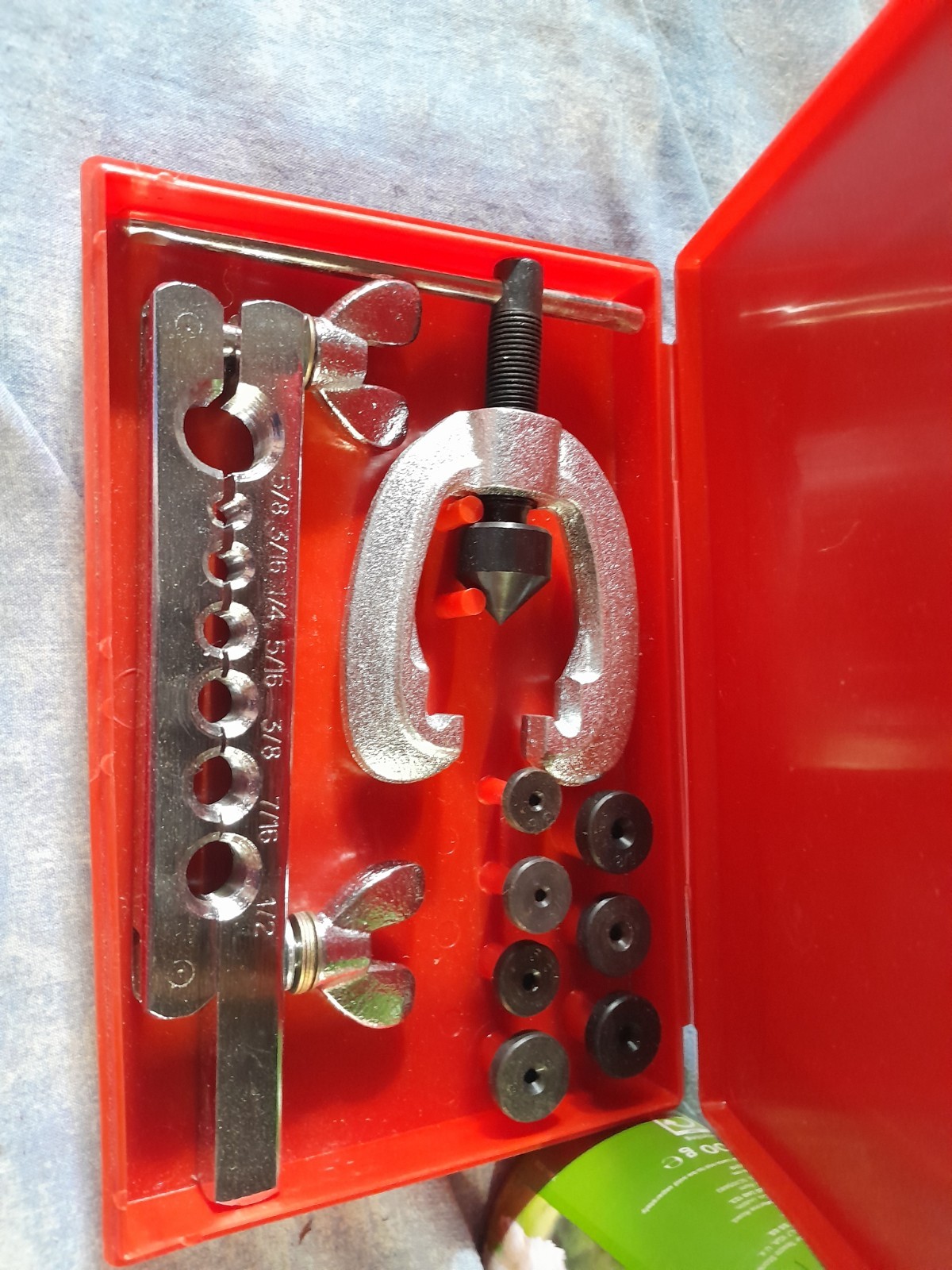 Flaring Toolkit Set 9 Pieces Designed for Creating Flares On Piping