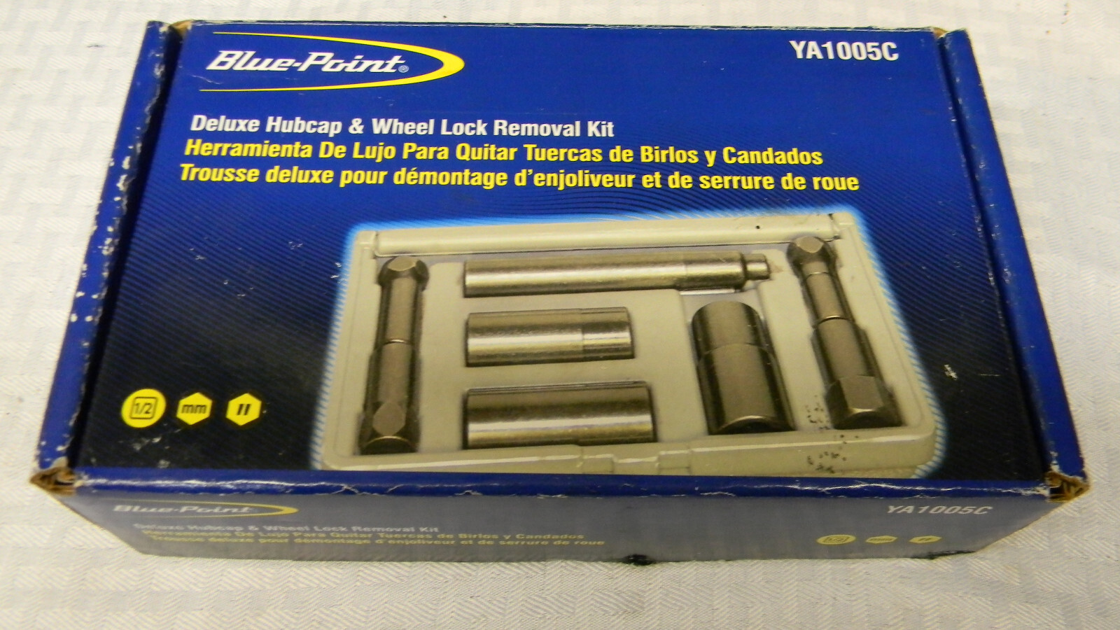 BLUE-POINT DELUXE HUBCAP & WHEEL LOCK REMOVAL KIT #YA1005C