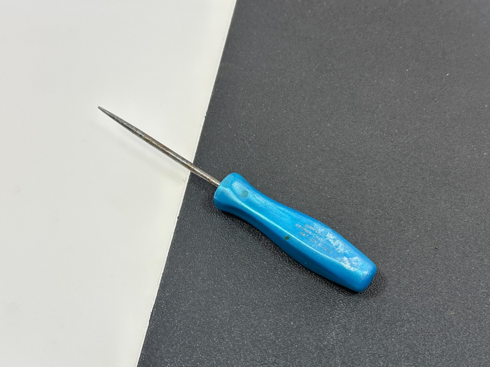 🇺🇸 Snap-on Tools USA 3ASAA 5-1/2″ Long Straight Pick BLUE PEARL Hard Handle