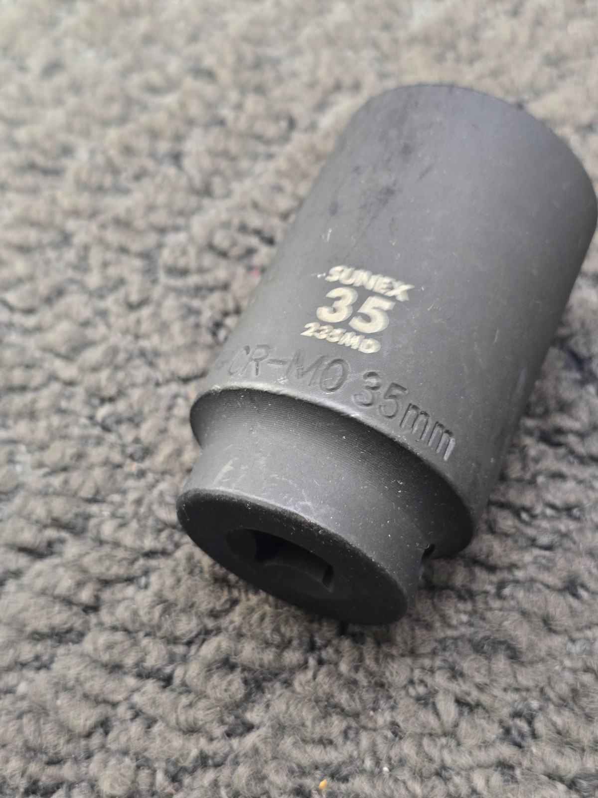 Sunex Tools 235MD: 1/2″ Drive Deep Impact Socket 35mm 6 Point Metric Tool