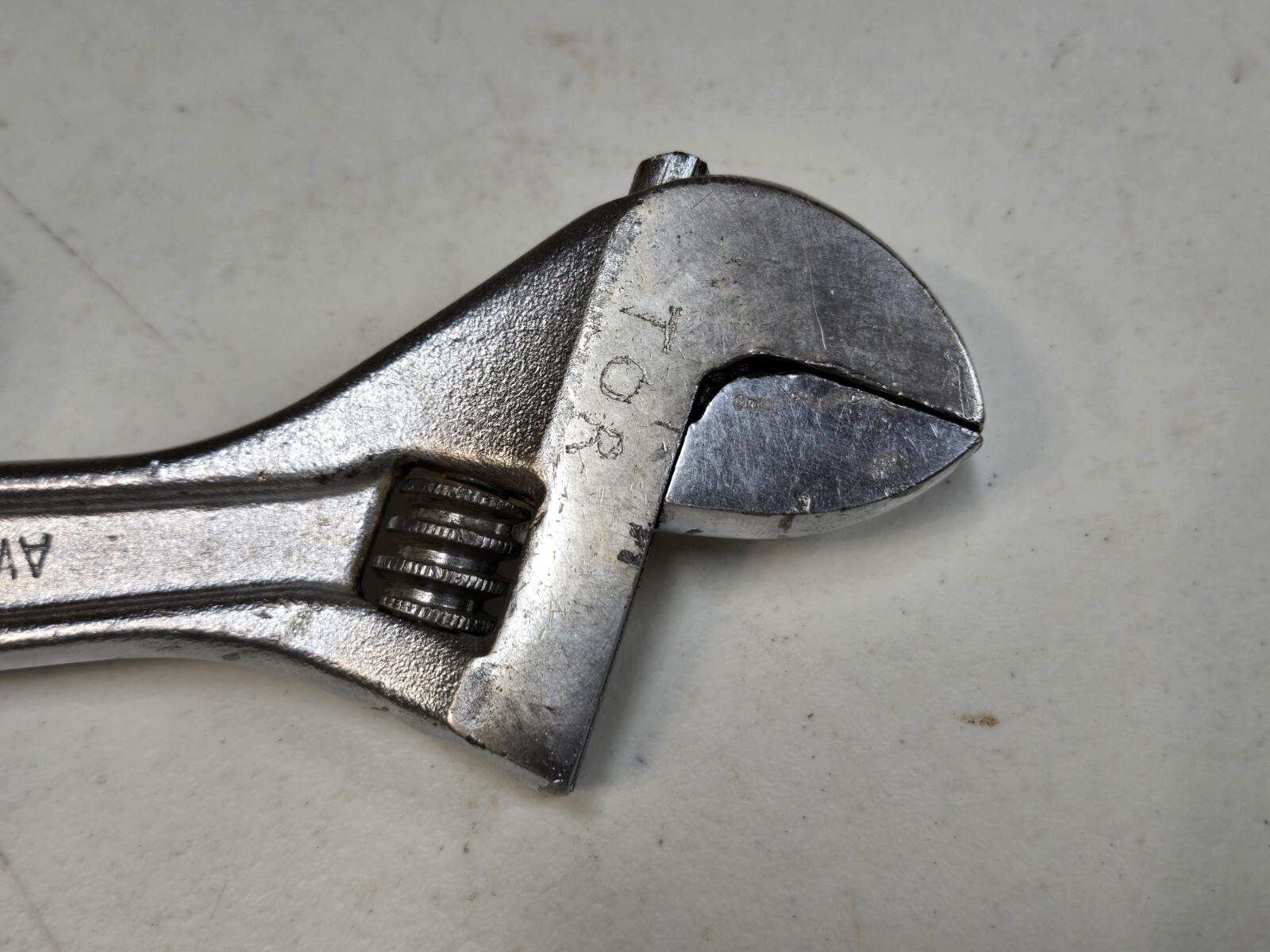Vintage Mac Tools AW10 10”/250mm Adjustable «Crescent» Wrench Made In USA