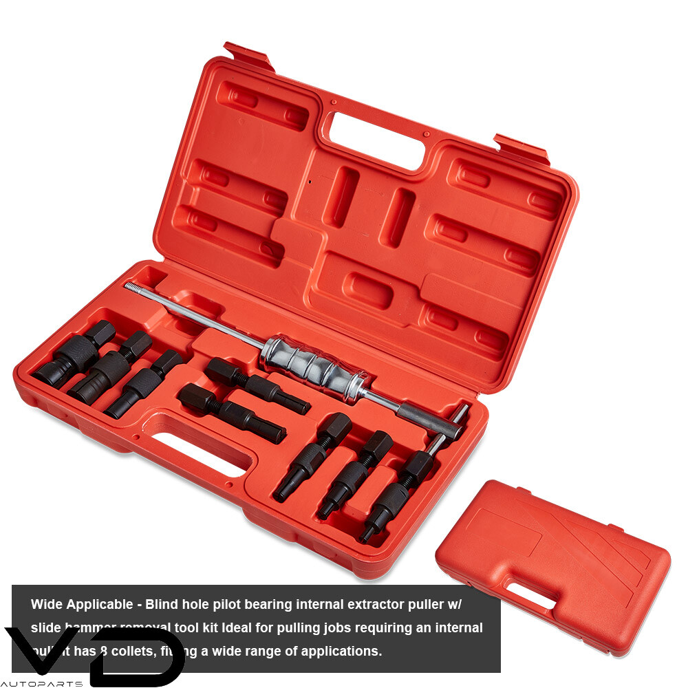 9pc Internal Bearing Remover Slide Hammer Set Blind Hole Inner Puller Set 8-32mm