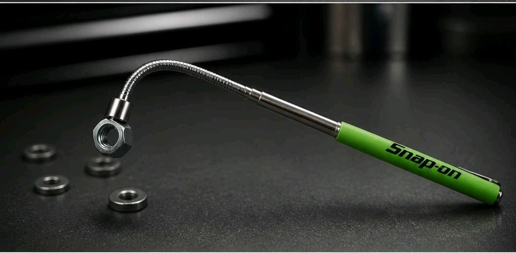 3X Snap-on Tools PROMO MAGNETIC PICK UP TOOL TELESCOPING UP TO 21″ Green 🟩 NEW!