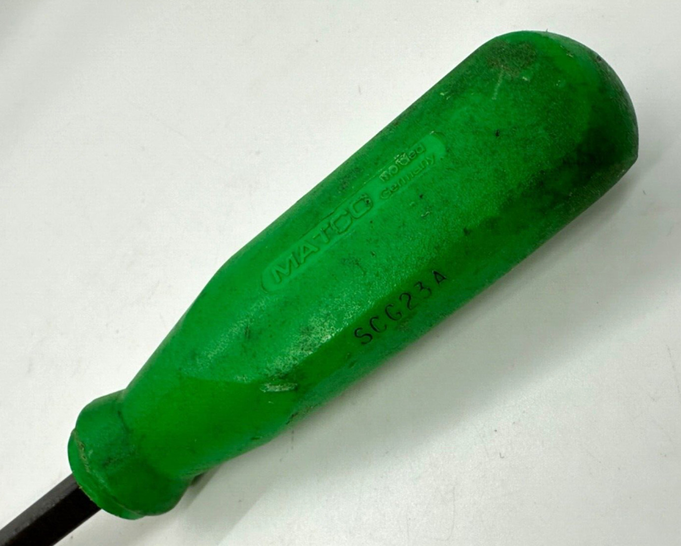 Matco Tools 12″ Long Rigid Blade Gasket Carbon Scraper Screwdriver Green 1″