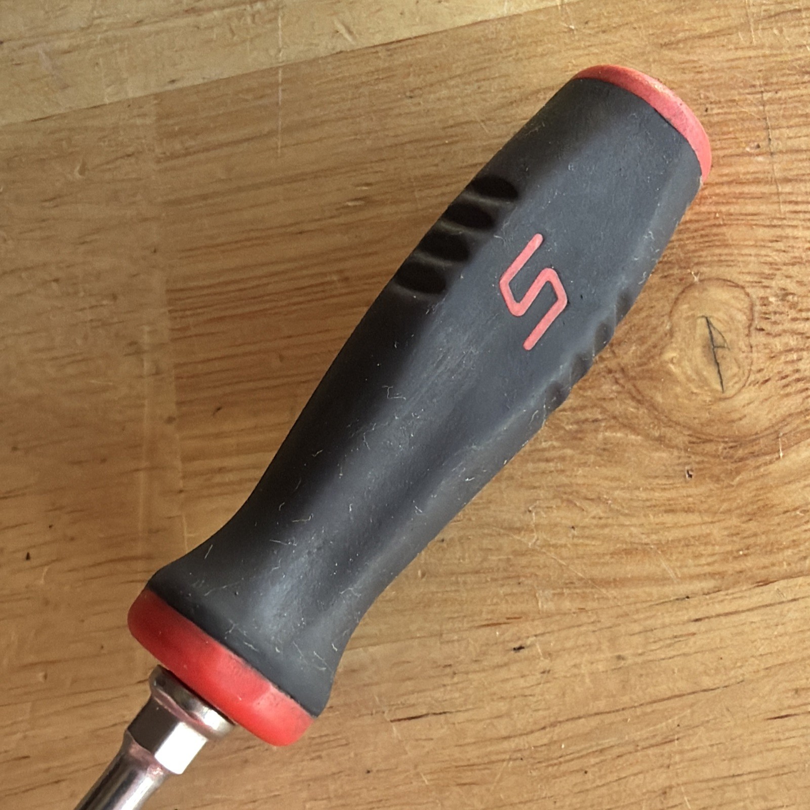 Snap On Tools Mini T20 Torx Driver Screwdriver Red Black Soft Grip SGDT320 USA