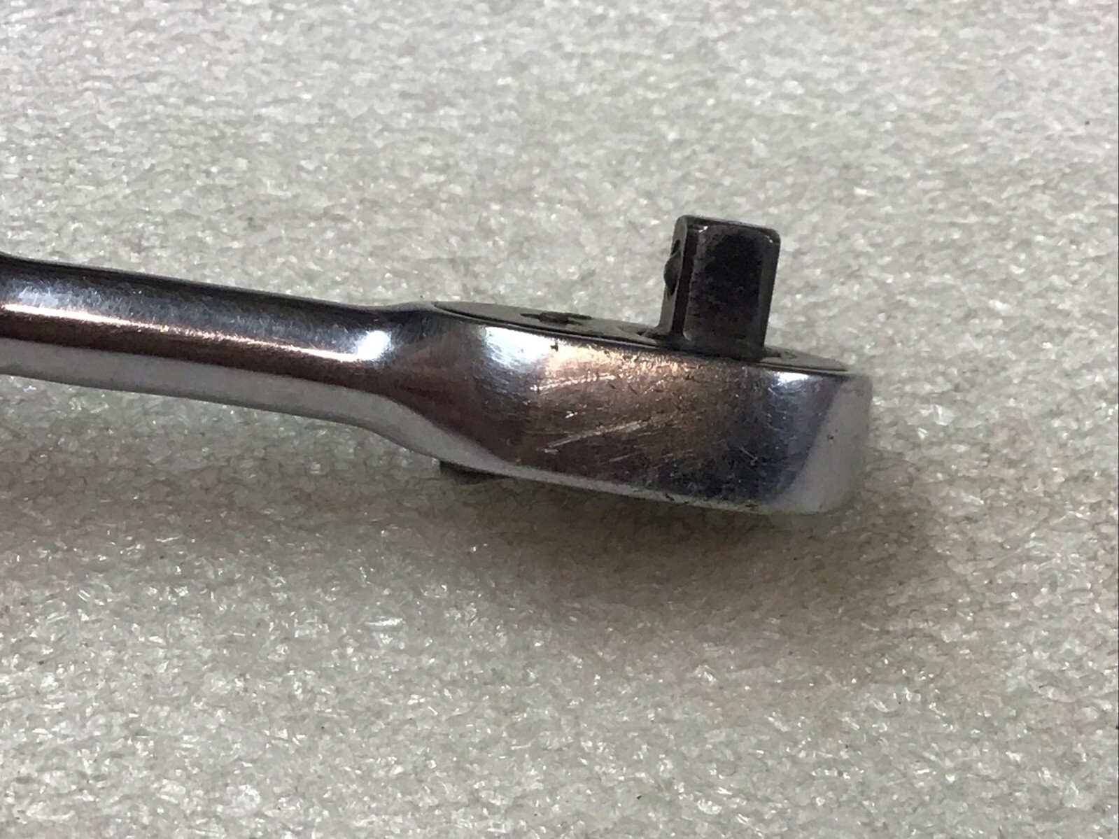 Snap-On#TM70B – 1/4” Dr., Chrome, 4.25” Long, Stubby Ratchet-USA🇺🇸🇺🇸-USA-