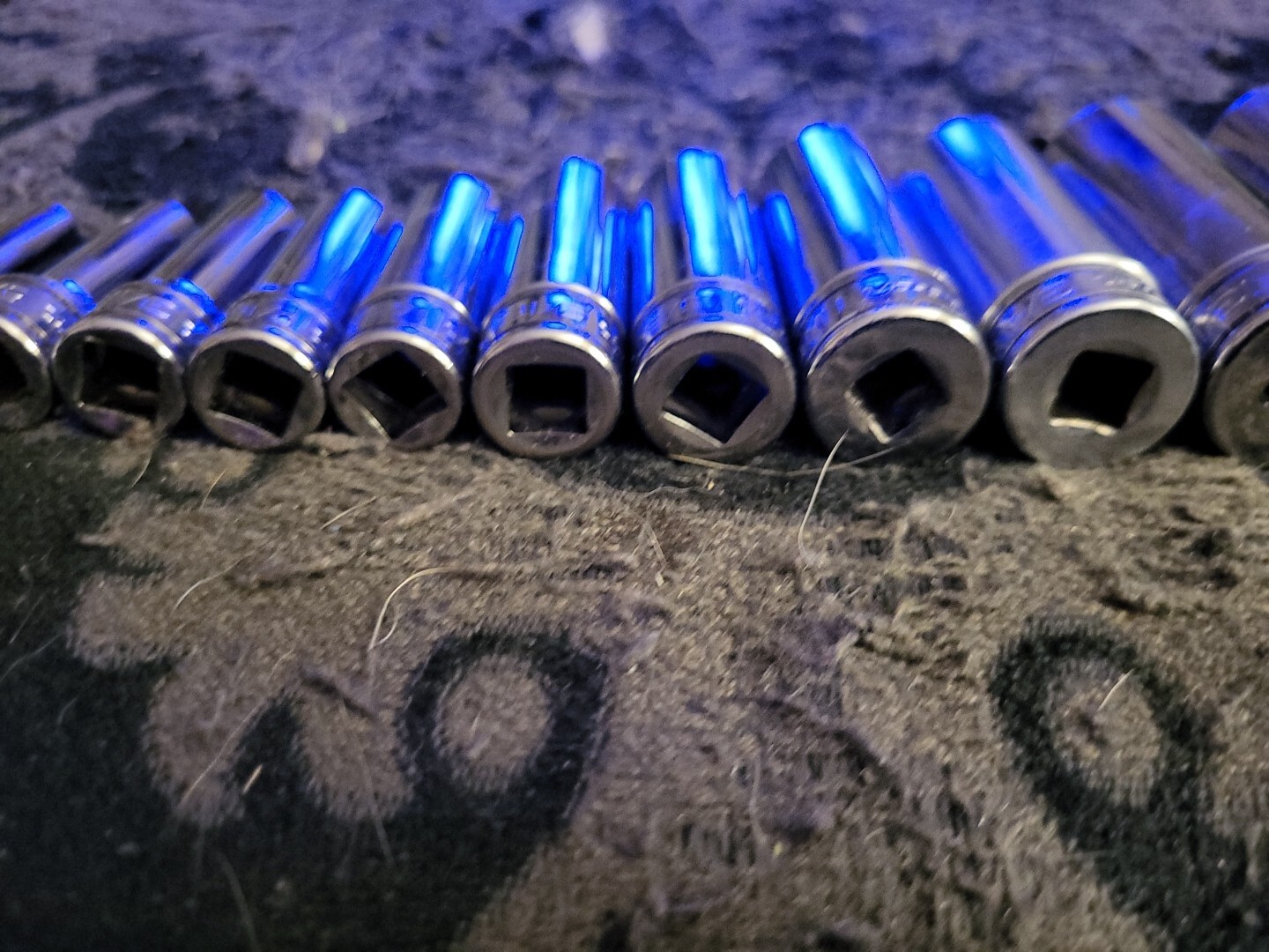 SNAP ON 211SFSY 3/8″ 11 PC SAE6 PT. DEEP SOCKET SET 1/4″ to 7/8″