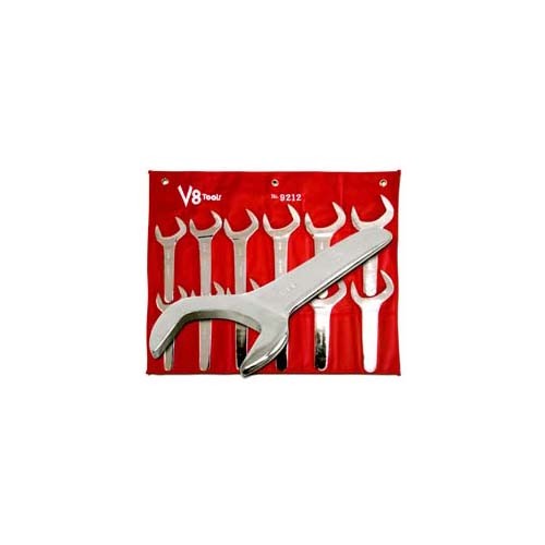 12-Piece Jumbo Service Wrench Set: 1-11/16″ to 2-5/8″ #9212 V8 TOOLS wrenches