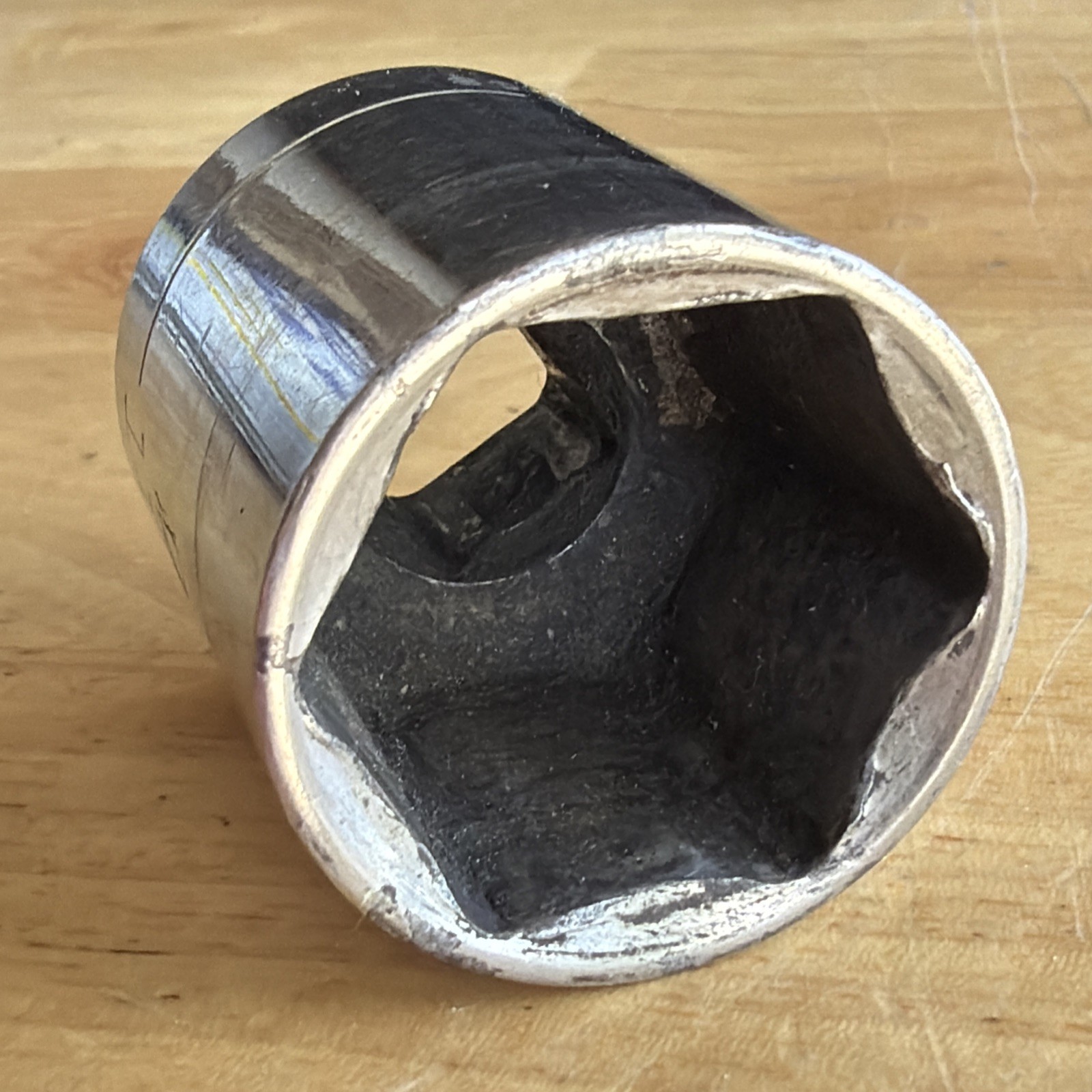 Craftsman 1-1/8″ Shallow Socket 1/2″ Drive 6 Point G Series 44068 USA READ!