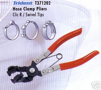 Trident Clic and Clic R Hose Clamp Pliers Swivel Tip.