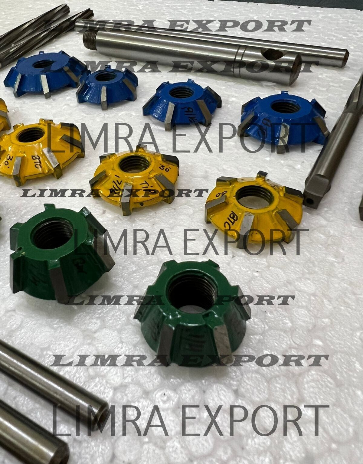 23x 3 ANGLES CUT VALVE SEAT CUTTER KIT CARBIDE TIPPED BOXED new