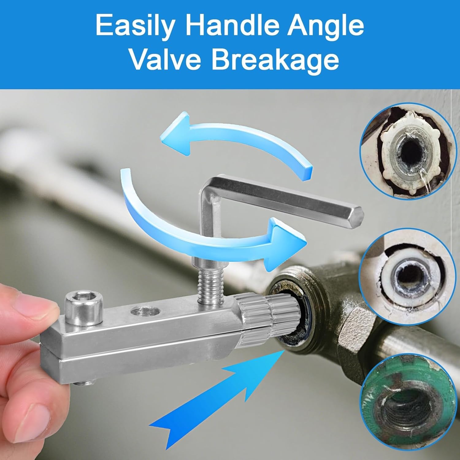 Adjustable Stainless Steel Screw Extractor Set for Efficient Plumbing Repairs