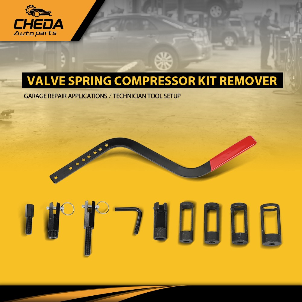 Valve Spring Compressor Kit Remover & Installer Disassembling Tool