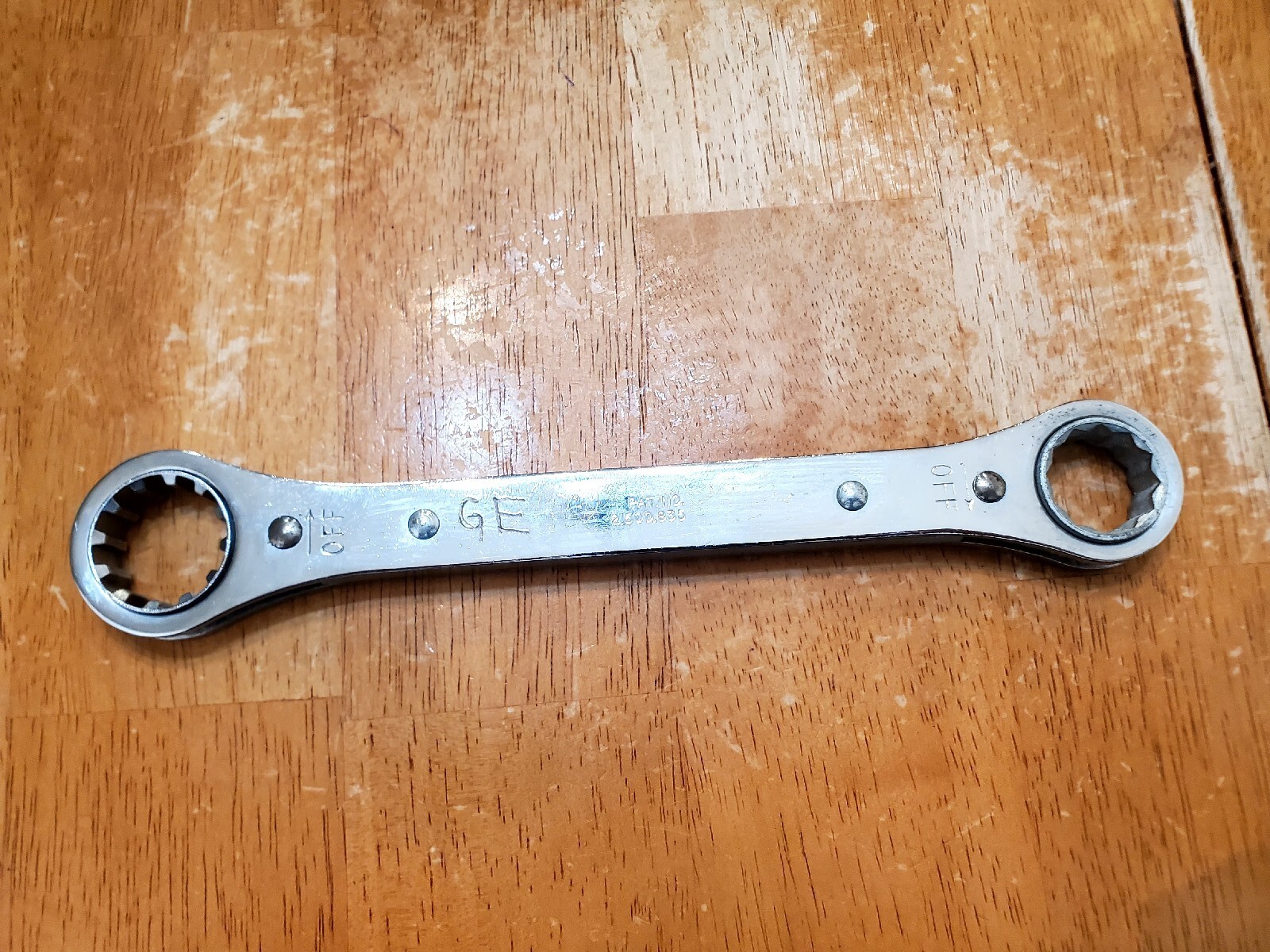 Mac Tools 13/16 12PT-15/16 Spline End Ratcheting Wrench RBW-35-ES126