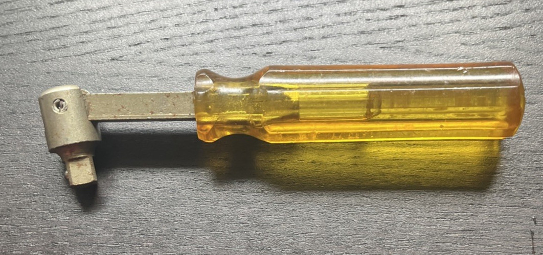 1/4″ Drive – Flex head – Breaker Spinner Handle -Yellow Plastic