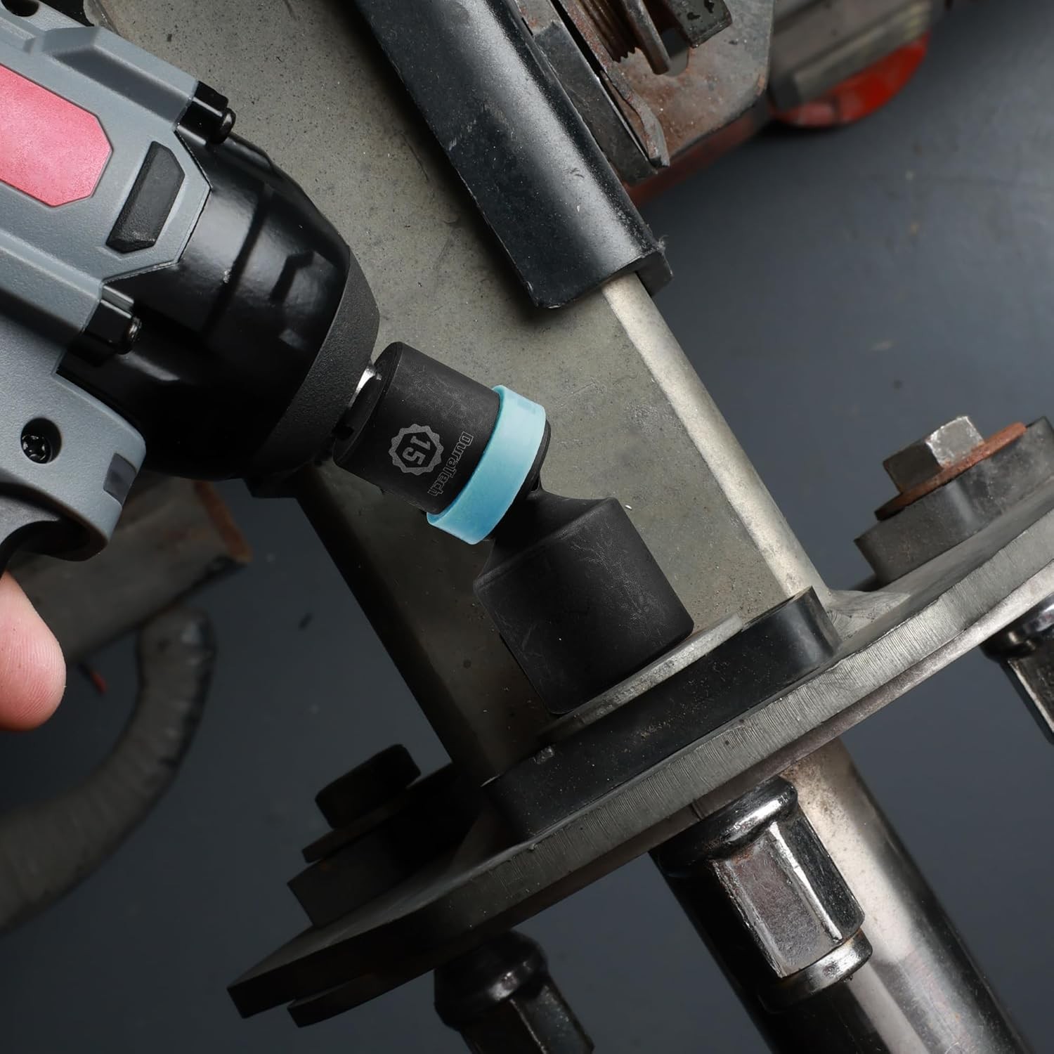 High-Quality 14-Piece Impact Socket Set with Laser-Etched Markings & Extensions