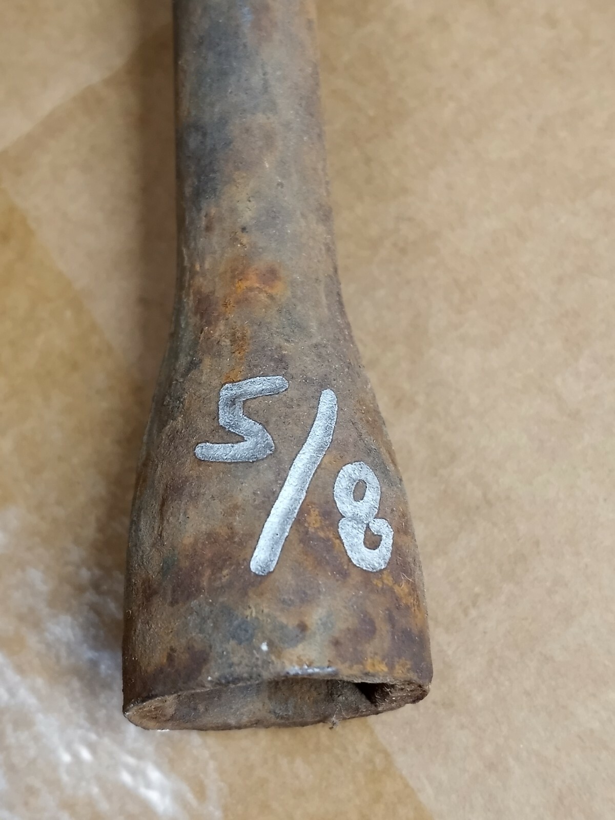 Vintage TIRE IRON 14″ LUG WRENCH T HANDLE 5/8 7/8 3/4 13/16