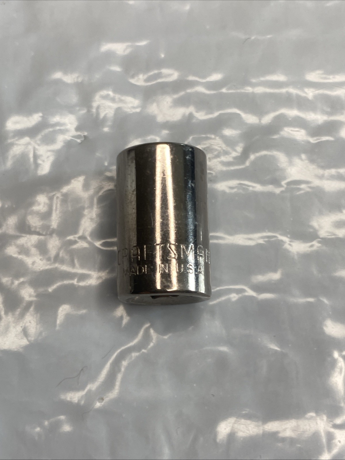 Craftsman 1/4″ Drive 3/8″ 6 Point Shallow Socket SAE G2D 34596 USA