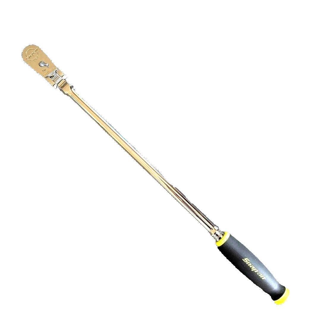 New Snap-on™ 3/8″ drive HiViz Soft 19″ XLong Locking Flex Head Ratchet FHLLX80HV