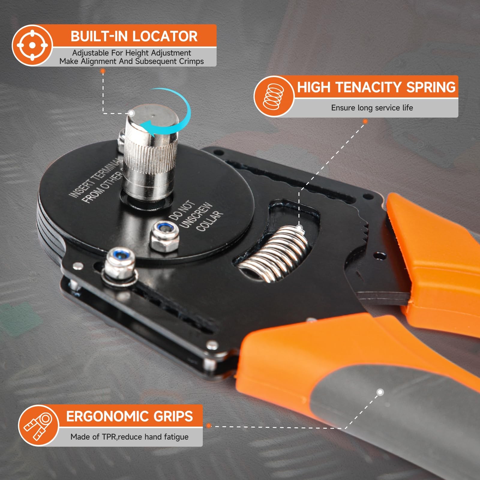 Deutsch Crimp Tool Kit Closed Barrel 4-Way 8-Impression 105PCS DT Connector
