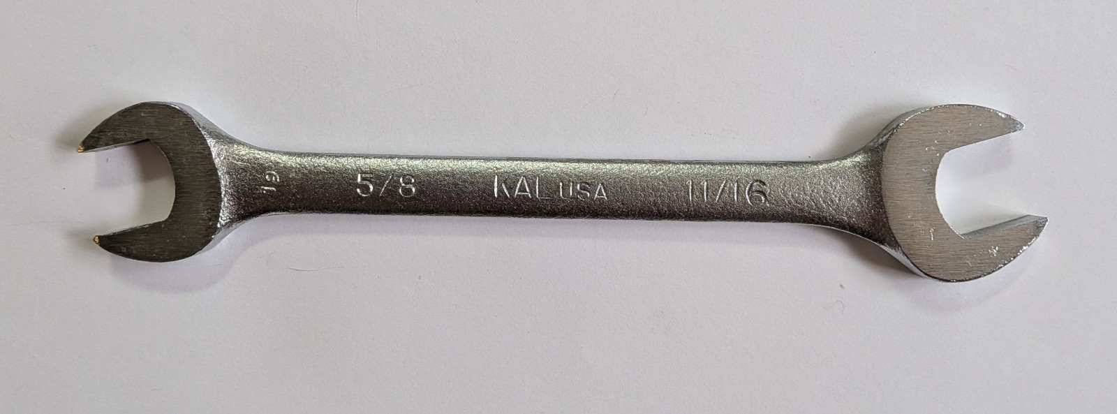 KAL 5/8″X11/16″ Open End Wrench, 4031 Good Condition