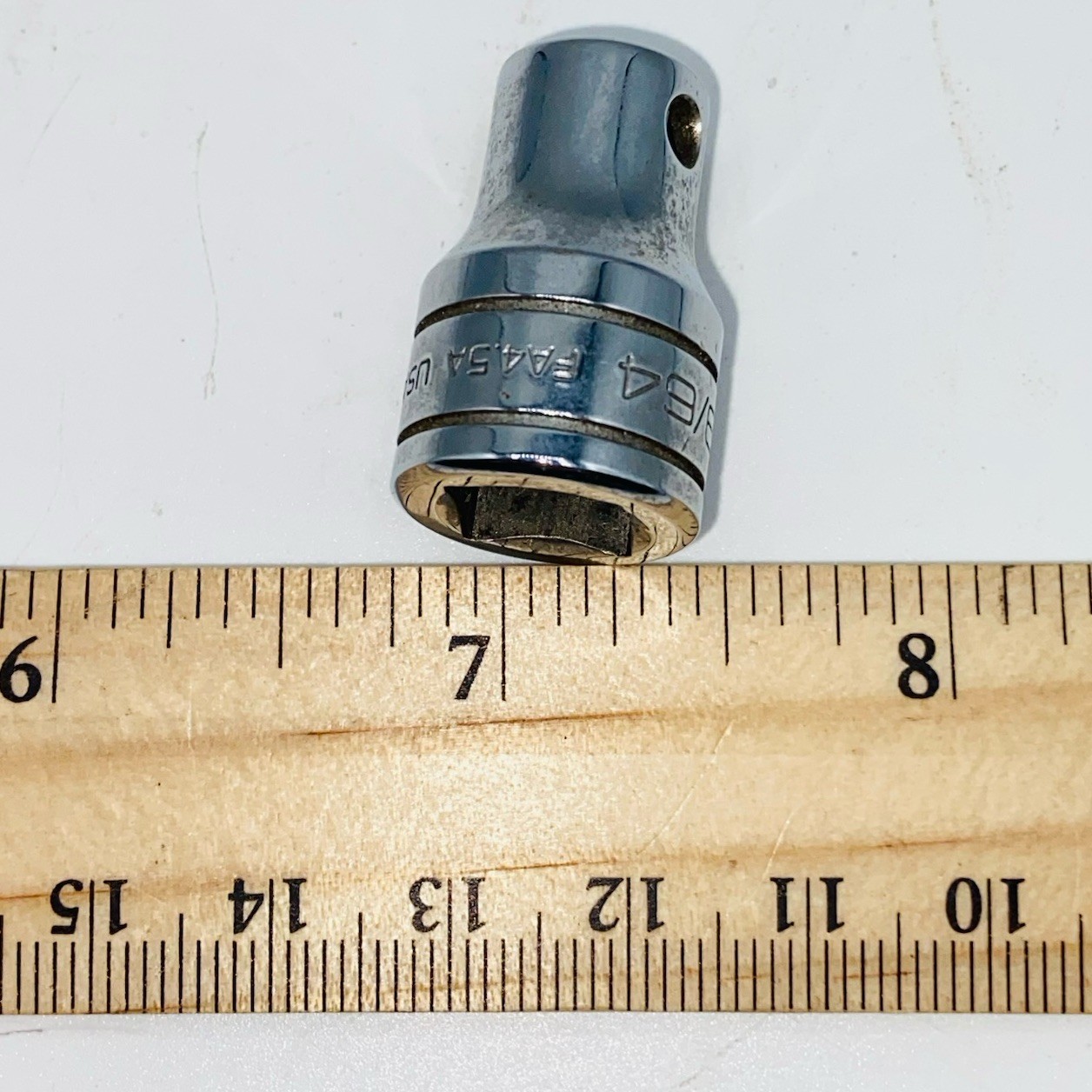 Snap-on FA4.5A 3/8” Drive 9/64” Hex Bit Socket USA (No Hex Bit, Socket Only)