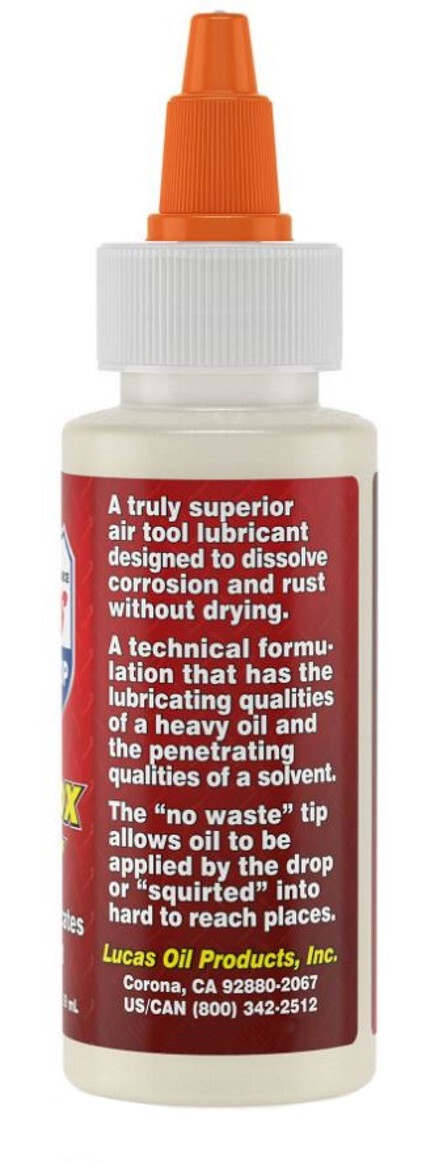 Lucas Oil Tool Box Buddy 2oz Air Impact Tool Lube, Protects & Extends tool life
