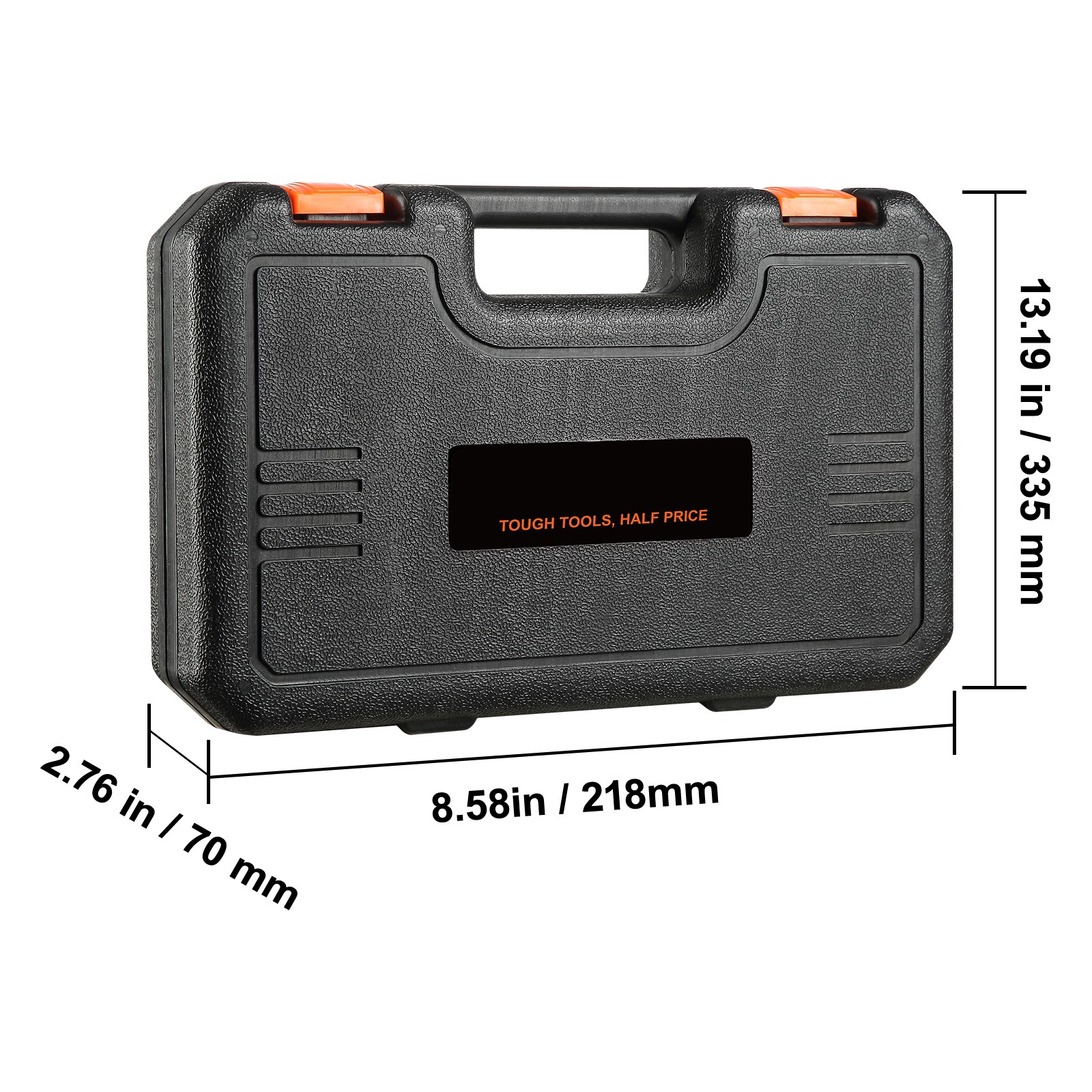 Uimoso 23-Piece 6-Point Impact Socket Set with 1/2in Drive and Case