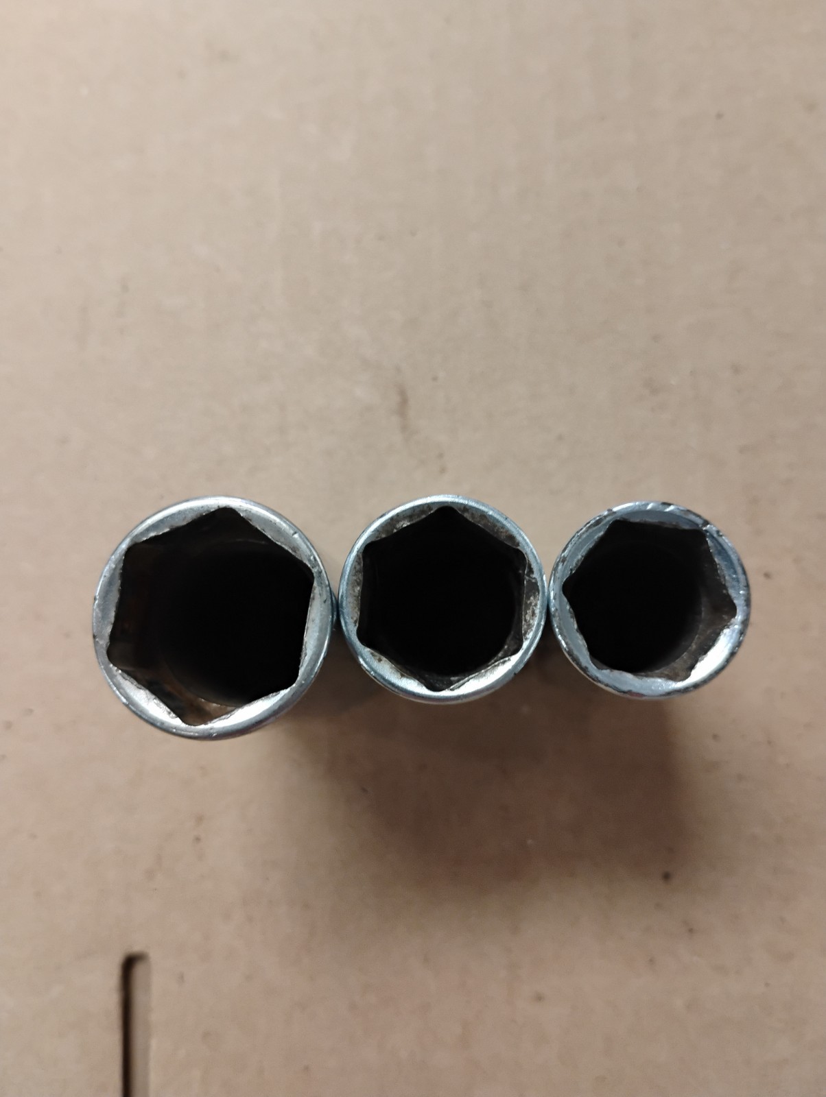 Snap On 3 Piece Set of Sockets, SFS241, SFS221, SFS281