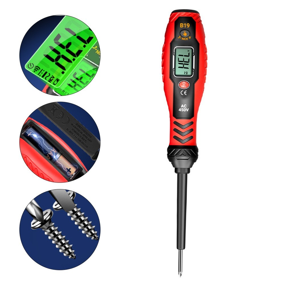 Portable Electrical Test Pen with Sound Light Alerts for Accurate Wire Testing
