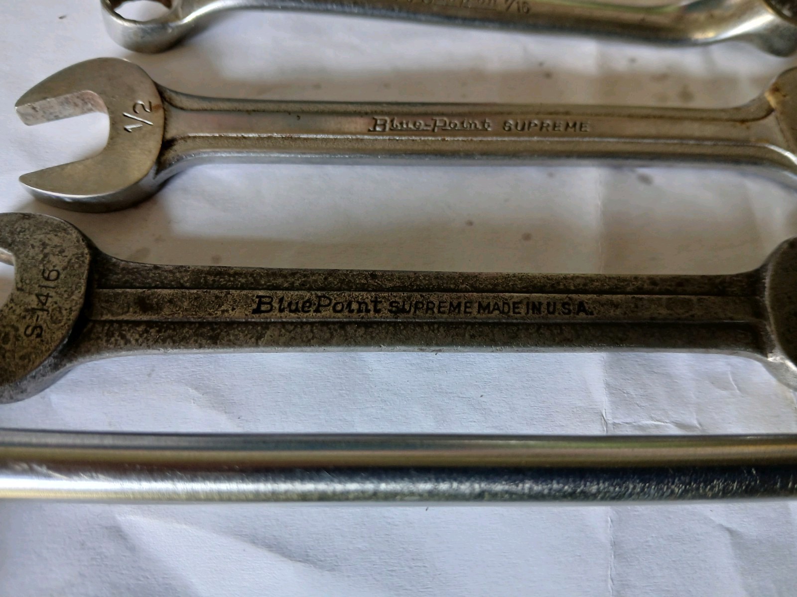 Snap On & Blue Point Lot New & Used Tools Tappet Wrench, Wobbler Extension Etc..