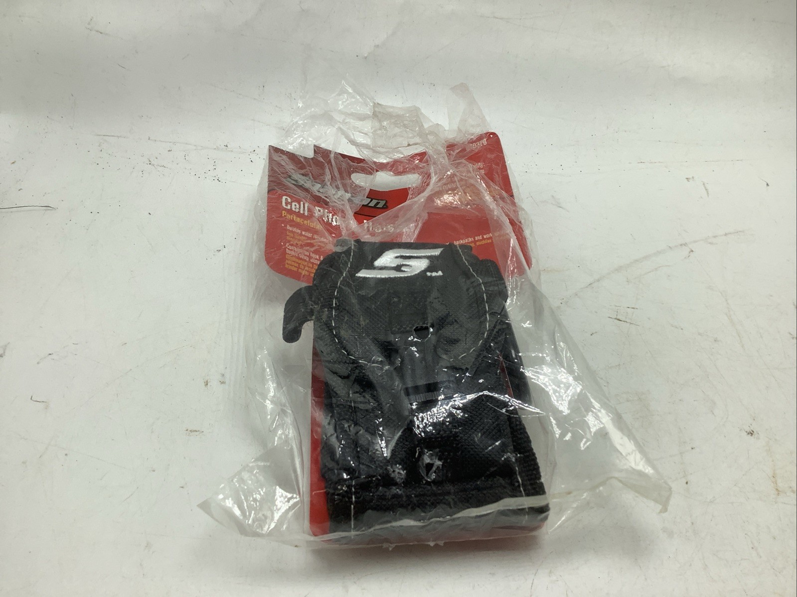 Snap on tools BLACK New cell phone holder vertical + inside pocket NEW !!!!!