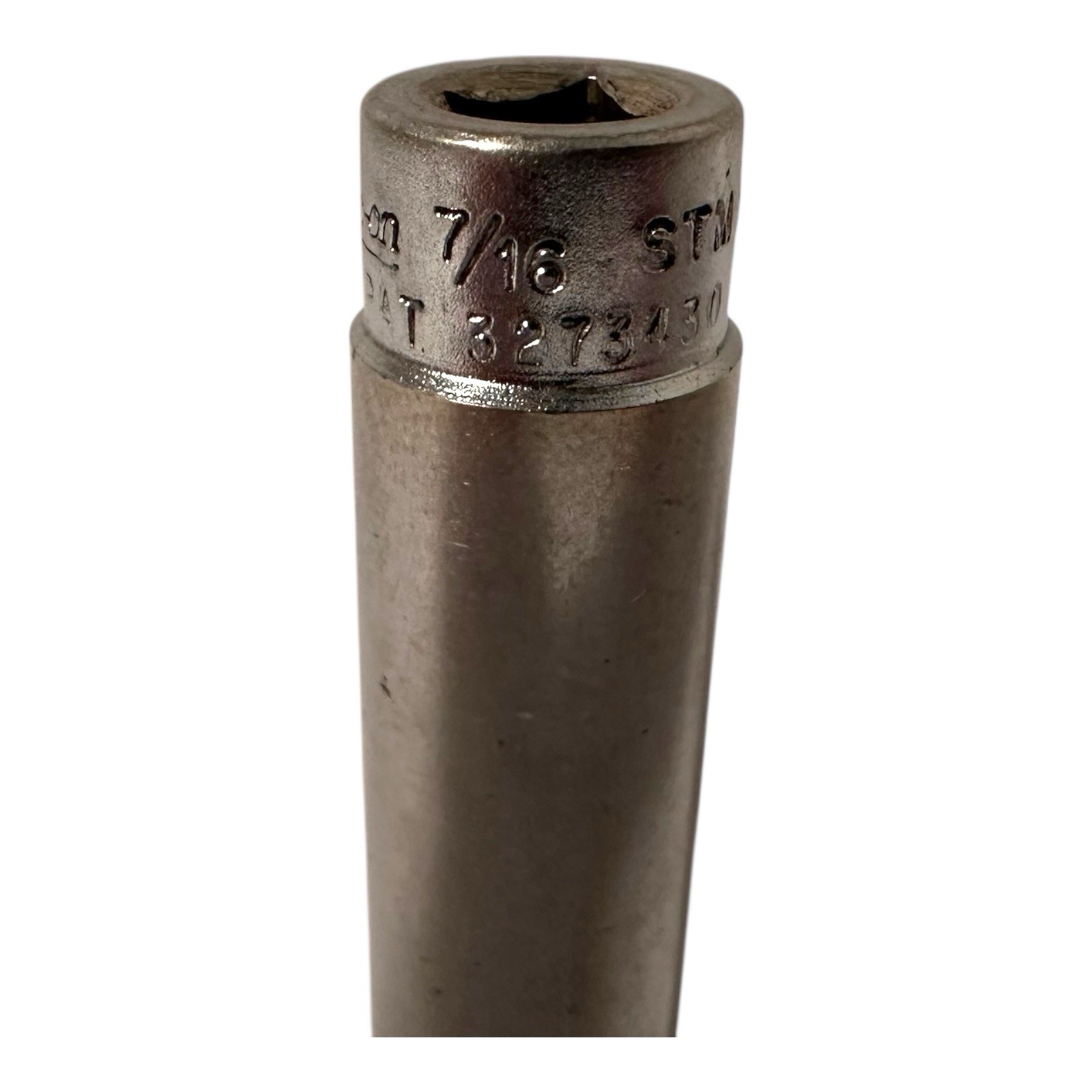 Snap On Tools STM14 7/16″ SAE Flank Drive Deep Socket 1/4″ Drive 6 Point USA