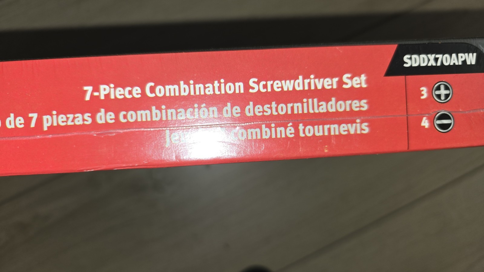 7 Piece Combination Screwdriver Set Snap On Tools SDDX70APW
