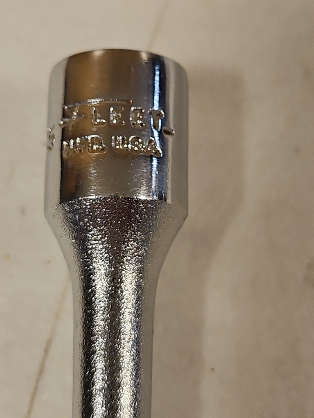 FLEET Tools 3/8 Inch Drive 3 Inch Extension No. 1265 Made In USA