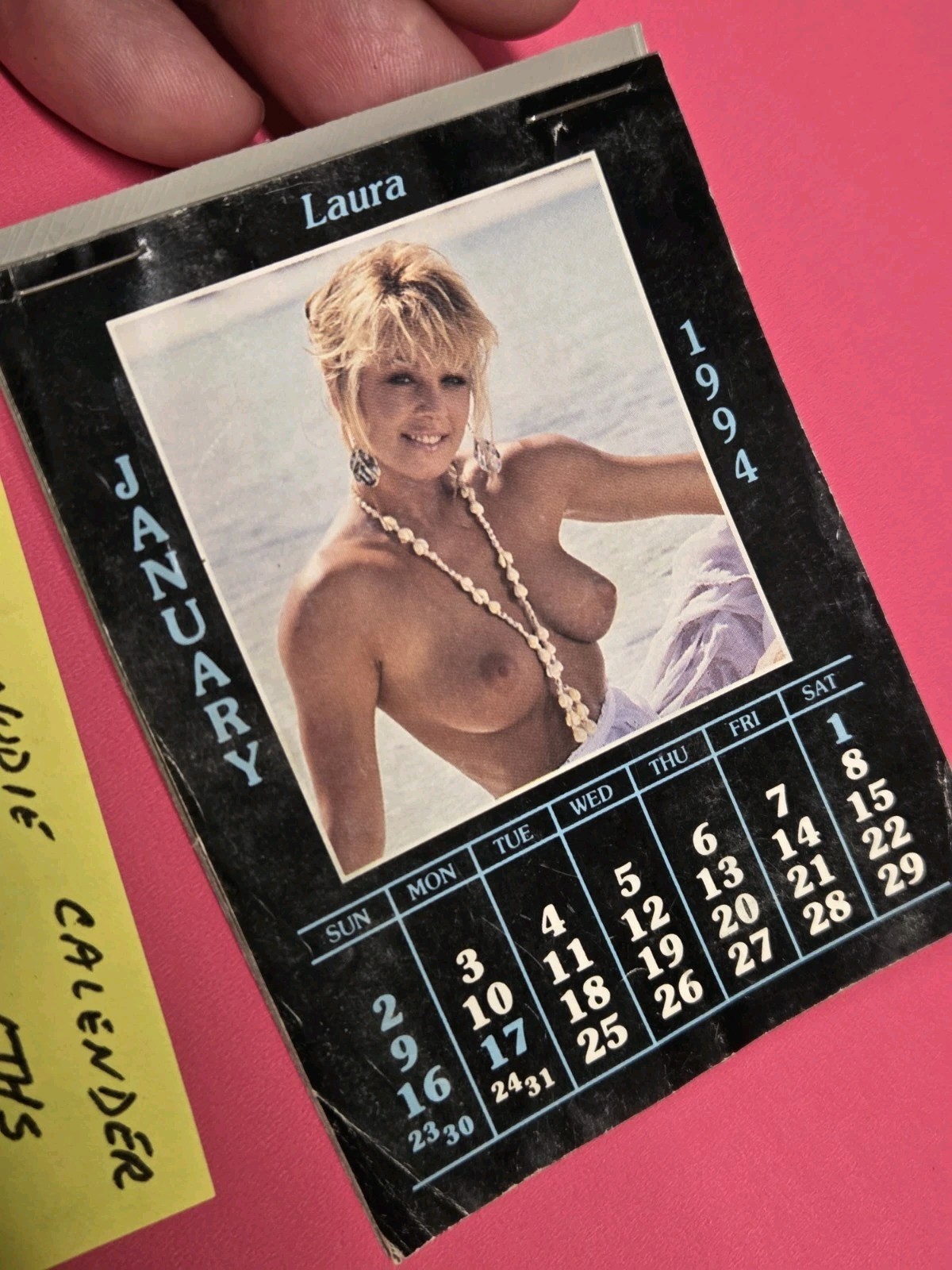 Mini TOPLESS Calendar 1994 Promo Advertising 3″ X 4″ #VNC94