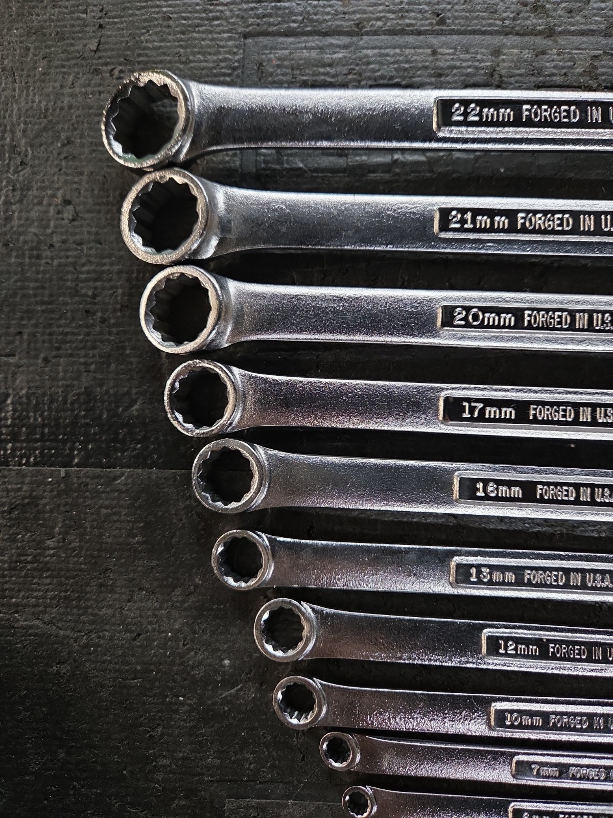 Craftsman Metric Double Box End Wrench Set 12 Point 6mm to 24mm 10pc Made in USA