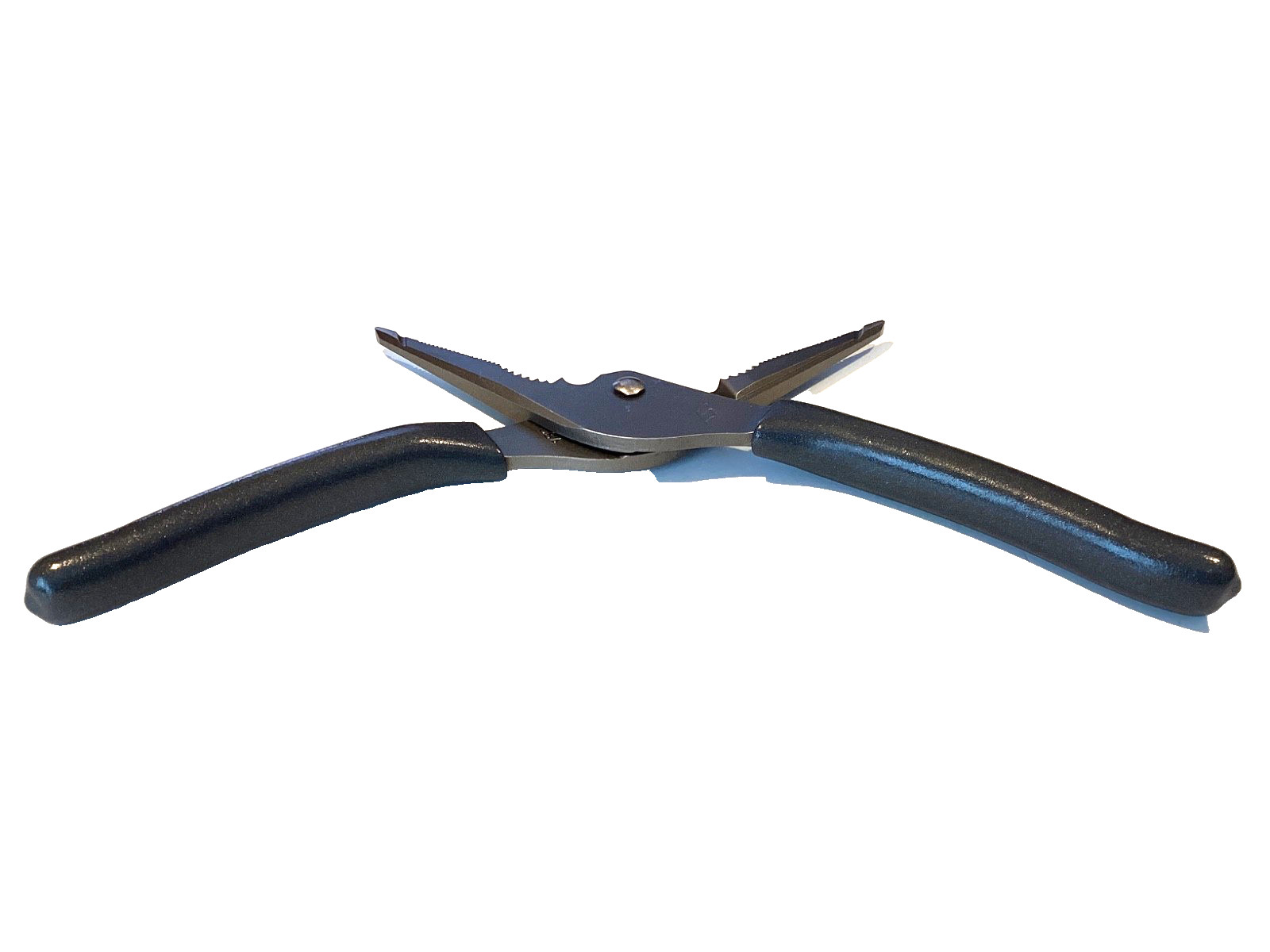 Snap on Tools LN47ACF NEW 9” Titanium Gray Soft Grip Long Nose Slip Joint Pliers