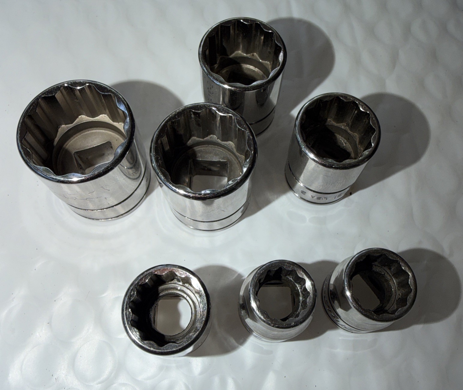 SNAP-ON TOOLS 12 pc 3/8″ Drive 12-Pt SAE Shallow/ Deep Combination Socket Set