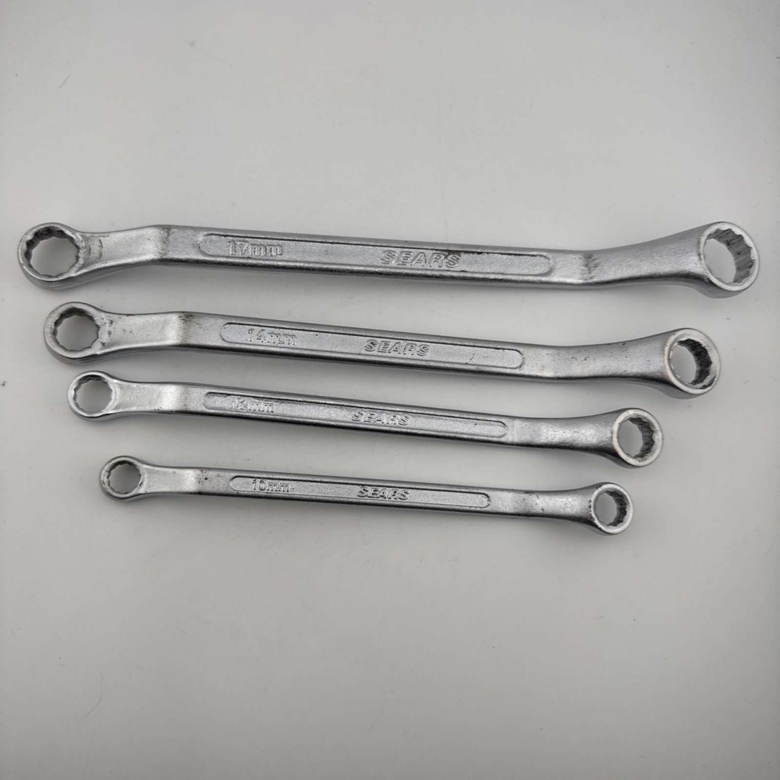 Vintage Sears Offset Metric Box Wrench 4 Piece Set