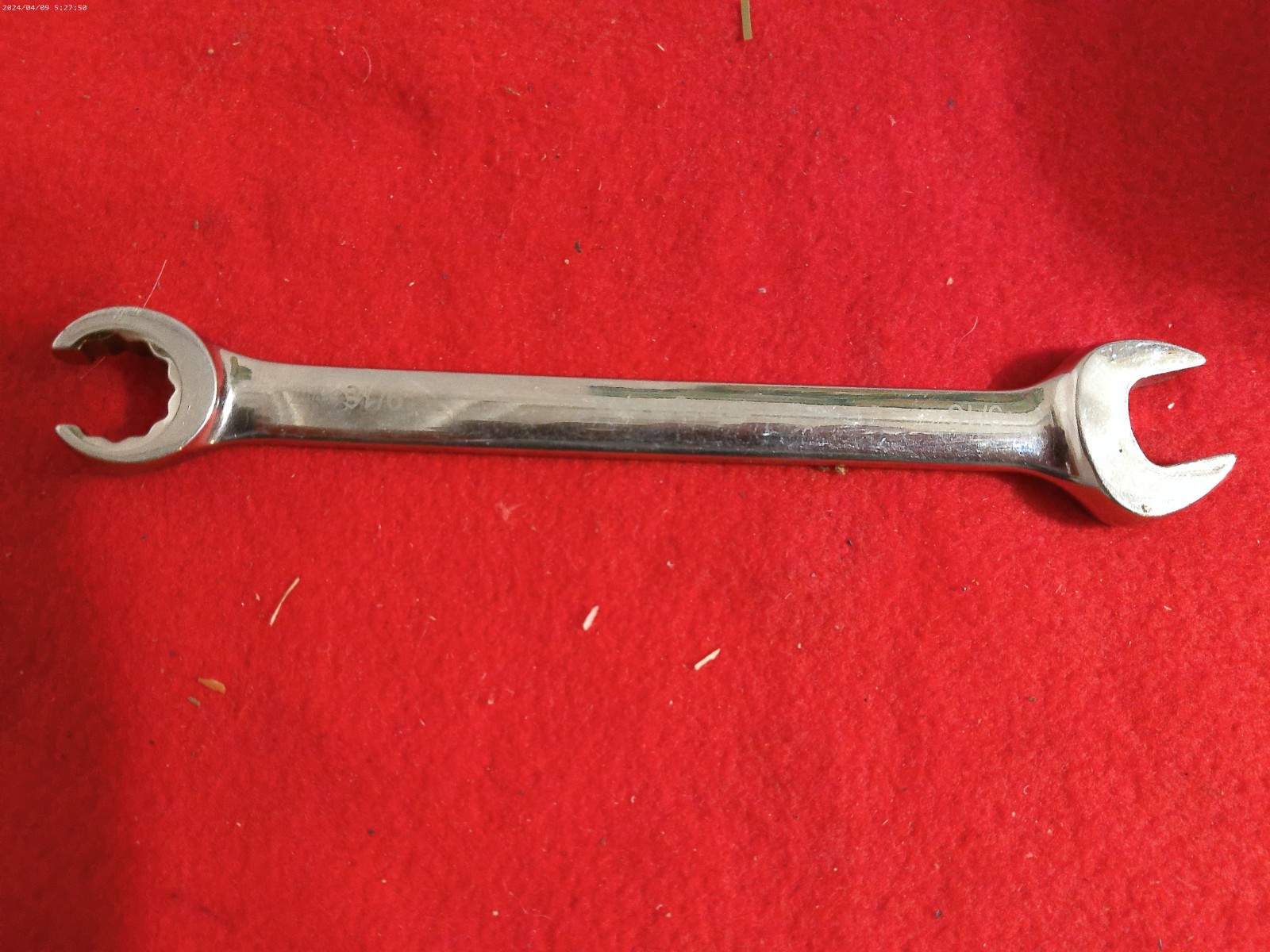 Snap On Combination Flare Nut Line Wrench 9/16″ RXS18BS 12 Point 12Pt Laser Logo